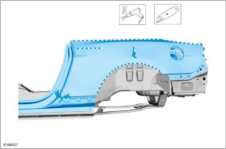 Quarter Panel - Convertible — original illustration 1, reference 2353