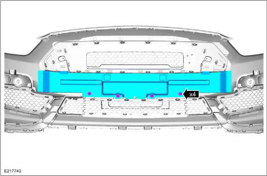 Front Bumper Cover - Vehicles With: SVT Performance Package — original illustration 1, reference 1699