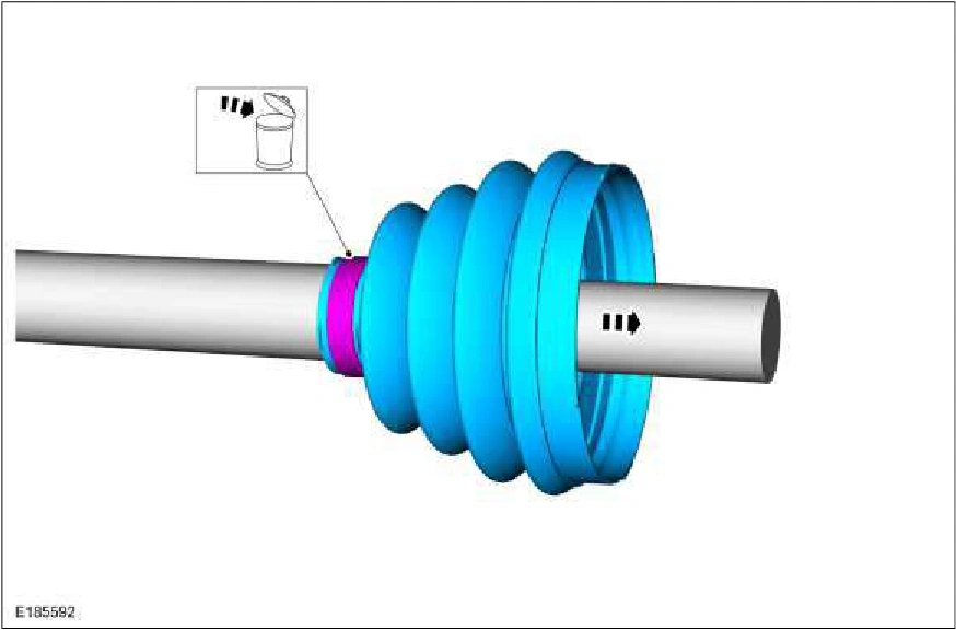 Inner Constant Velocity (CV) Joint Boot — original illustration 1, reference 2767