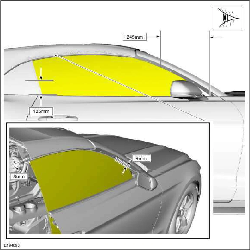 Door Window Glass Adjustment - Convertible — original illustration 1, reference 1264