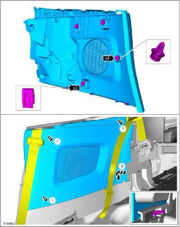 Loadspace Trim Panel - Convertible — original illustration 1, reference 867