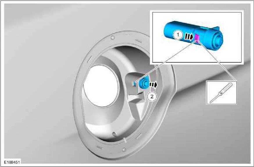 Fuel Filler Door Spring — original illustration 2, reference 842