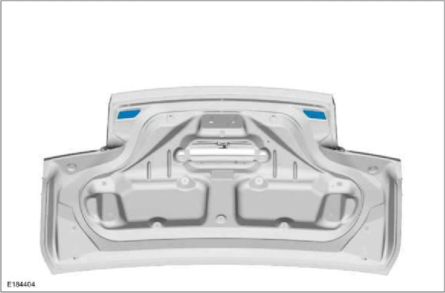 Luggage Compartment Lid Moulding — original illustration 2, reference 884