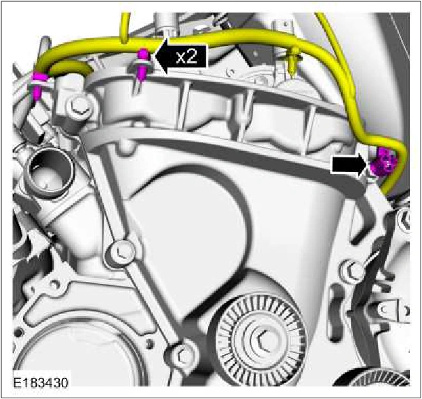 Engine Front Cover — original illustration 1, reference 209