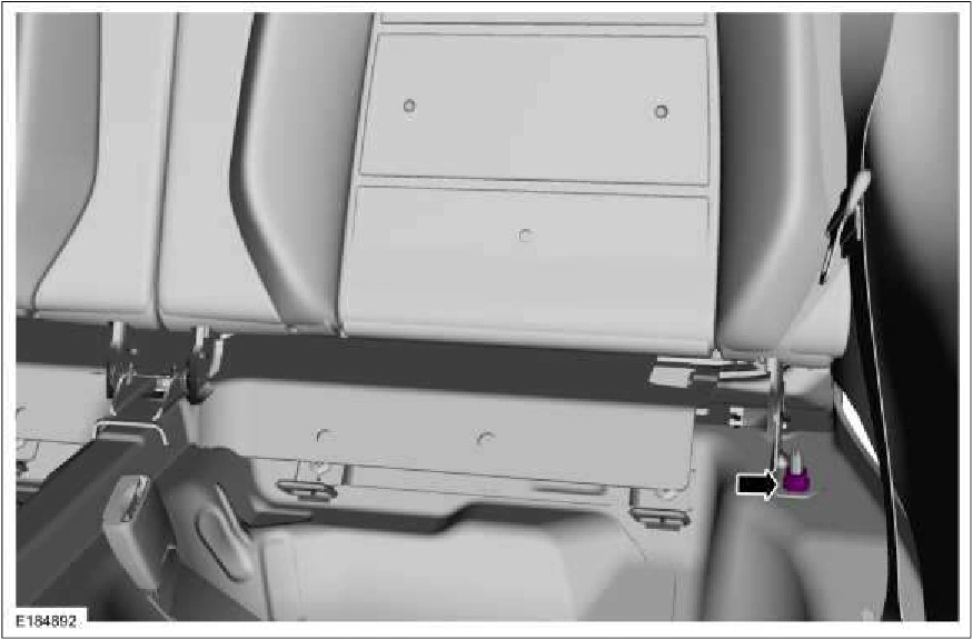 Rear Seat Backrest - Coupe — original illustration 1, reference 1185