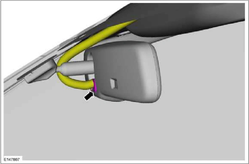 Interior Rear View Mirror — original illustration 2, reference 975
