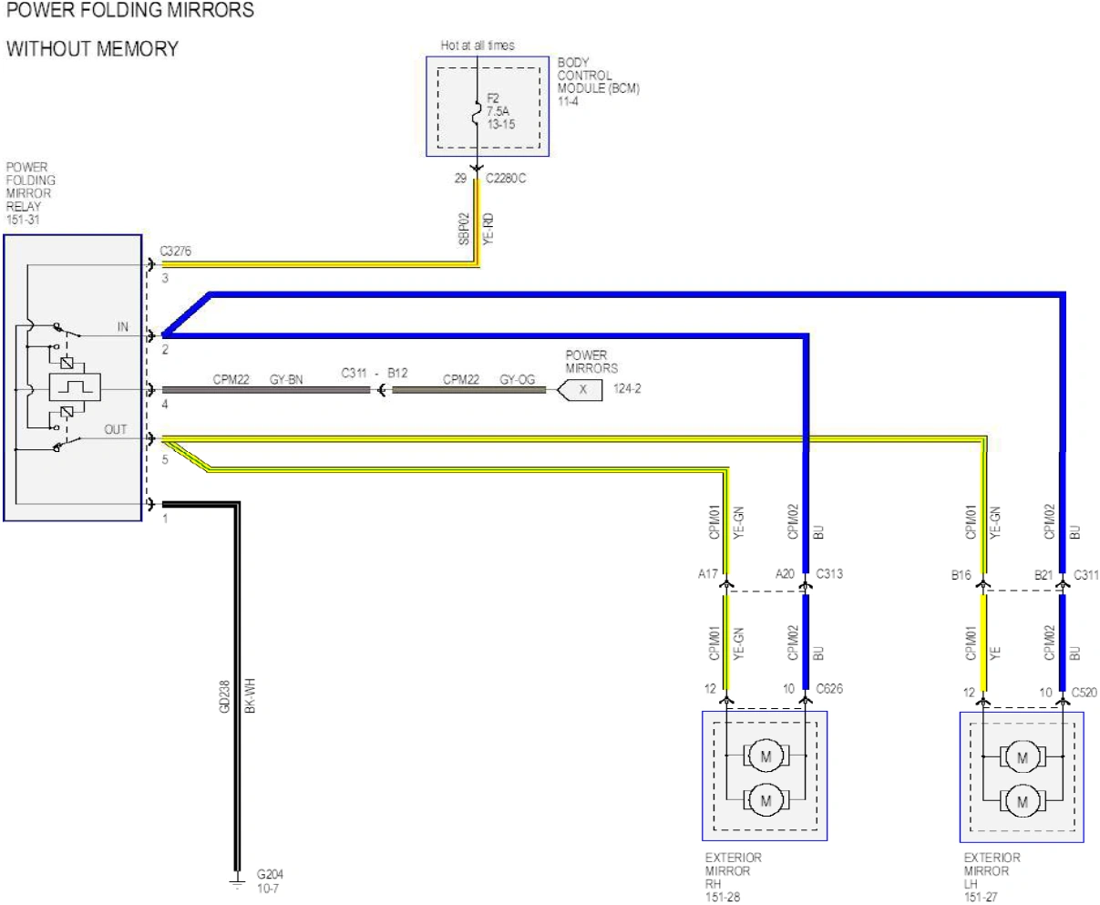 Wiring — original illustration 1, reference 6511