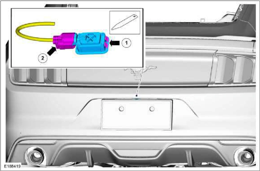 Luggage Compartment Lid Release Switch — original illustration 1, reference 1428