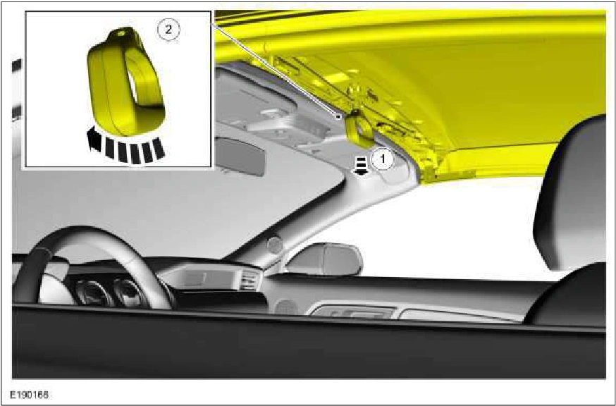 Convertible Top Front Panel — original illustration 2, reference 1590