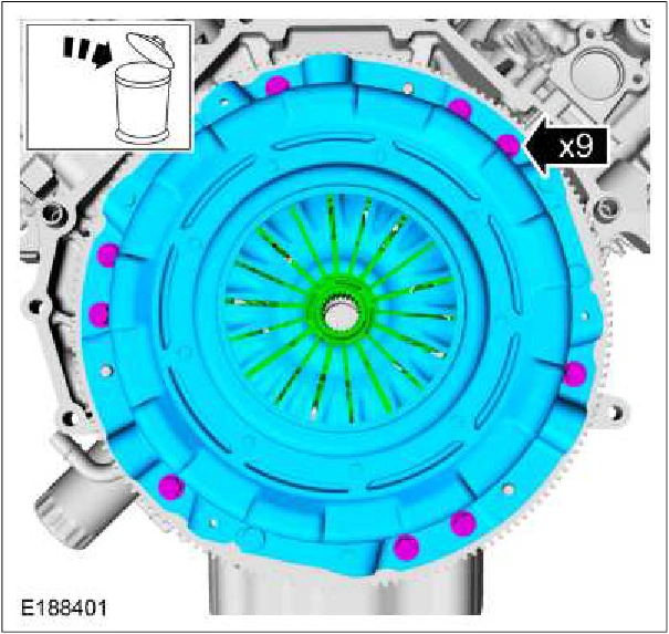 Clutch Disc and Pressure Plate - 5.0L 32V Ti-VCT — original illustration 1, reference 3019