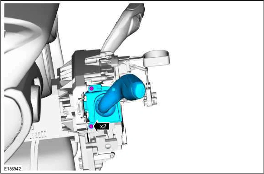 Steering Column Multifunction Switch LH — original illustration 1, reference 3407