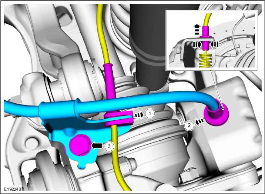 Parking Brake Cable LH - Vehicles With: SVT Performance Package — original illustration 2, reference 2885