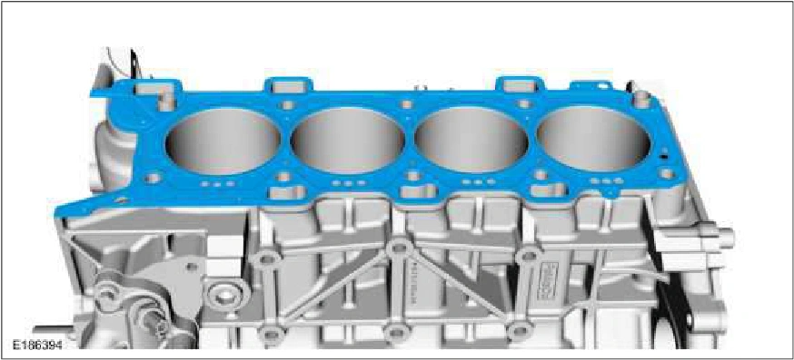 Cylinder Head LH — original illustration 2, reference 185