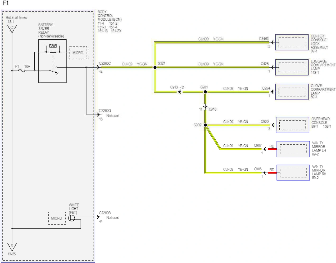 Wiring — original illustration 1, reference 6280