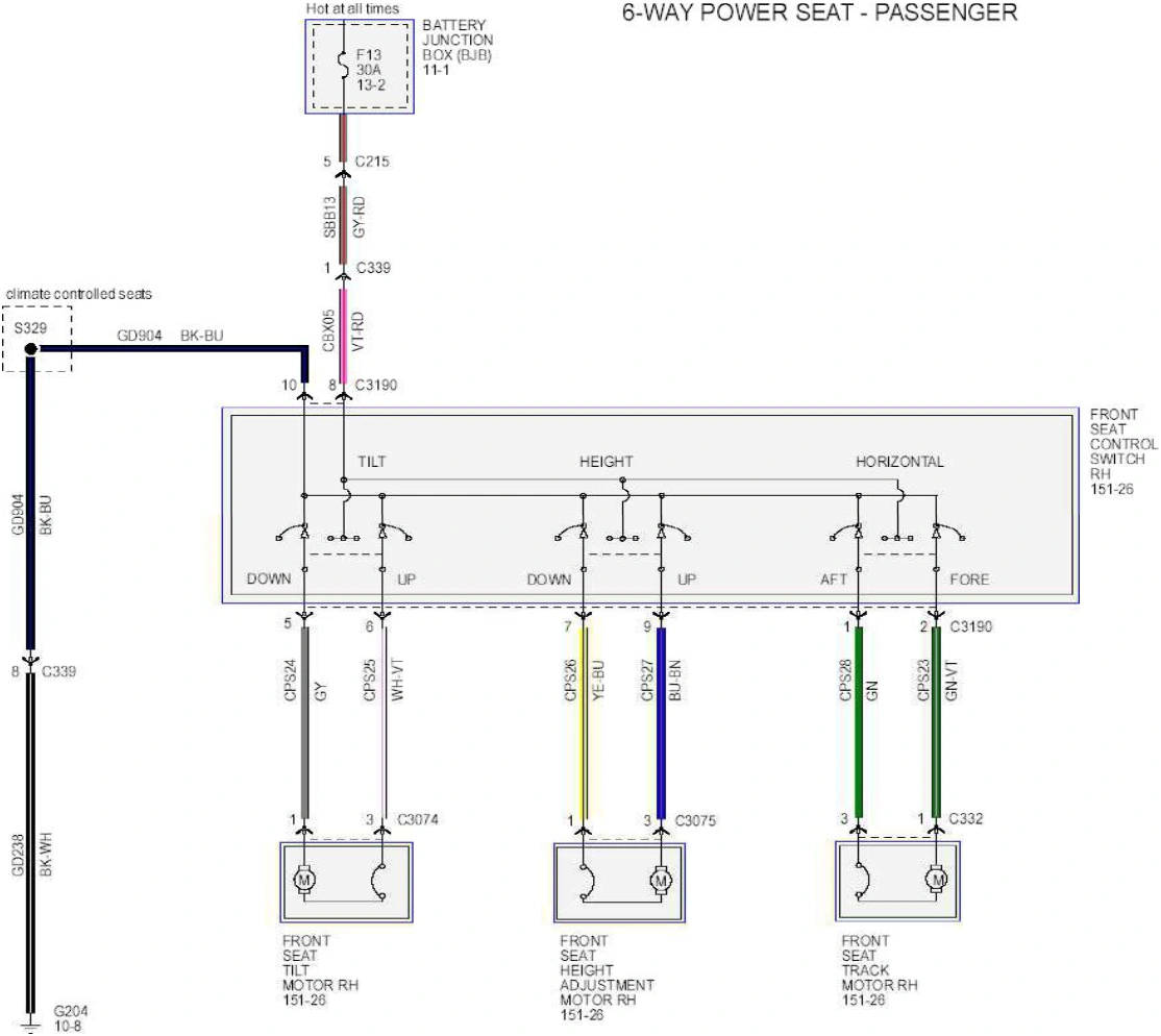 Wiring — original illustration 1, reference 6504