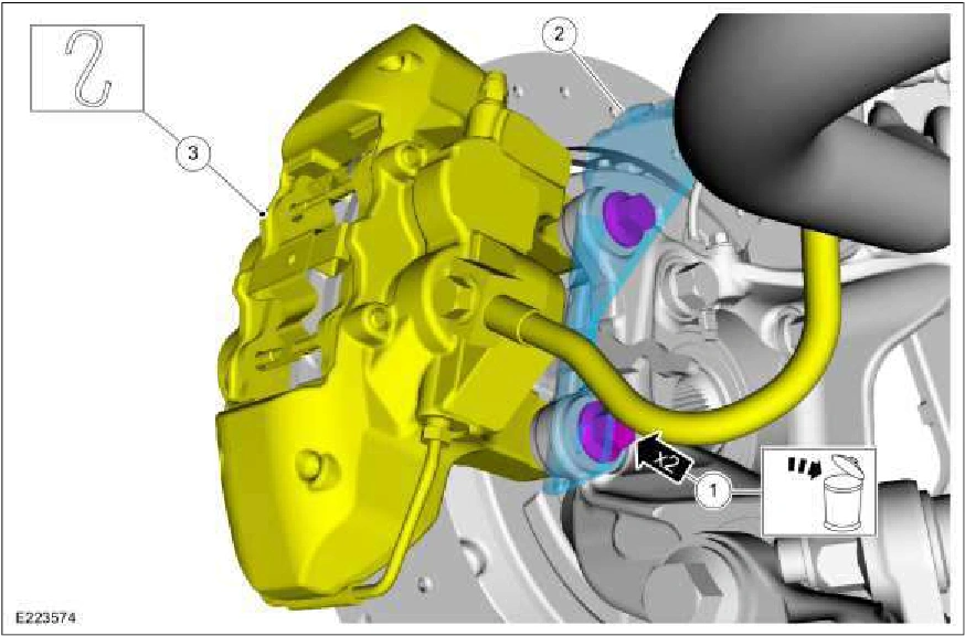 Brake Disc - Vehicles With: SVT Performance Package — original illustration 2, reference 2856
