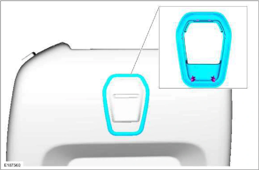Front Seat Backrest Cover — original illustration 2, reference 1127