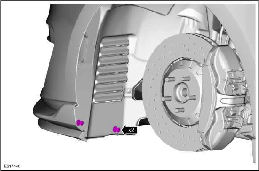 Front Bumper Cover - Vehicles With: SVT Performance Package — original illustration 1, reference 1669