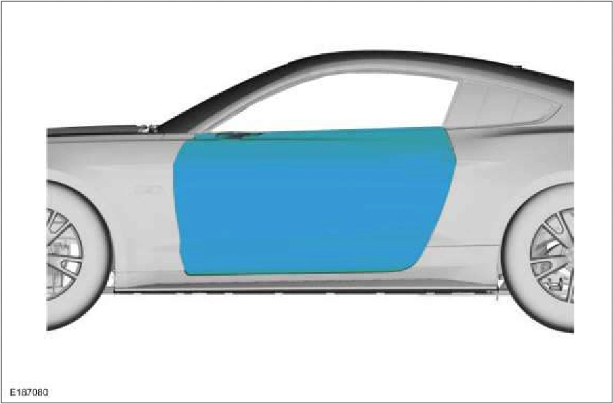 Front Door Skin Panel — original illustration 1, reference 2319