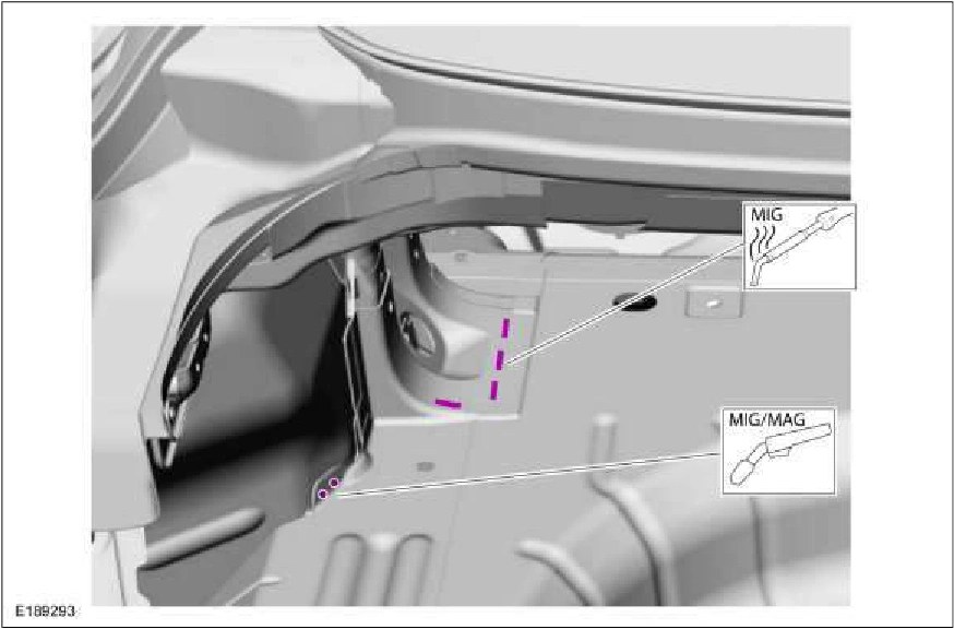Rear Floor Panel — original illustration 1, reference 2364