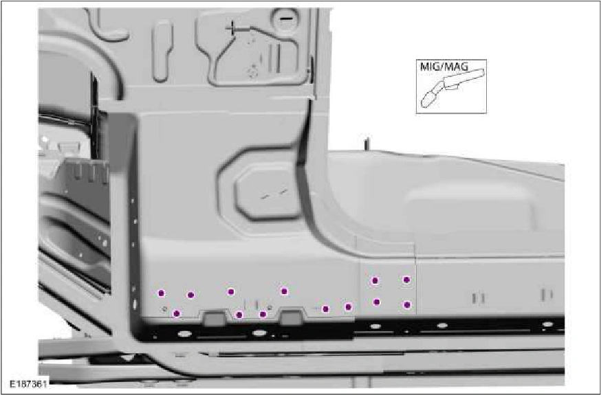 A-Pillar Outer Panel Section and Reinforcement — original illustration 2, reference 2288
