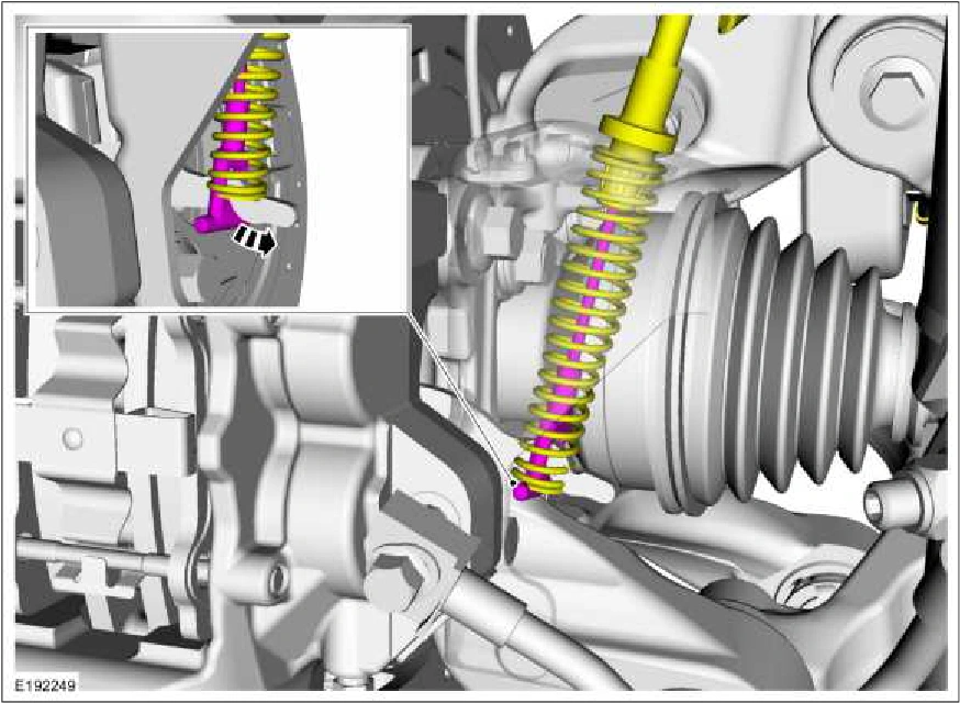 Parking Brake Cable LH - Vehicles With: SVT Performance Package — original illustration 1, reference 2885