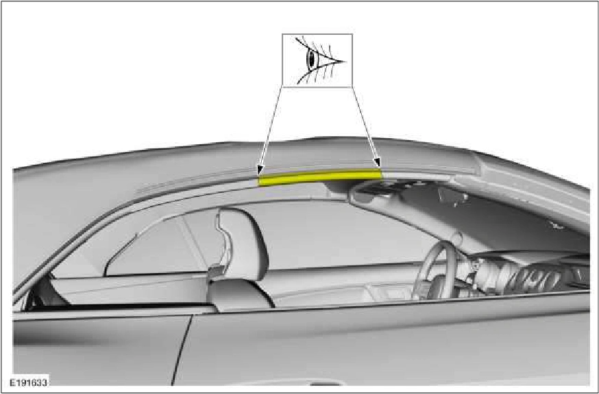 Convertible Top Center Panel Side Weatherstrip — original illustration 1, reference 1576