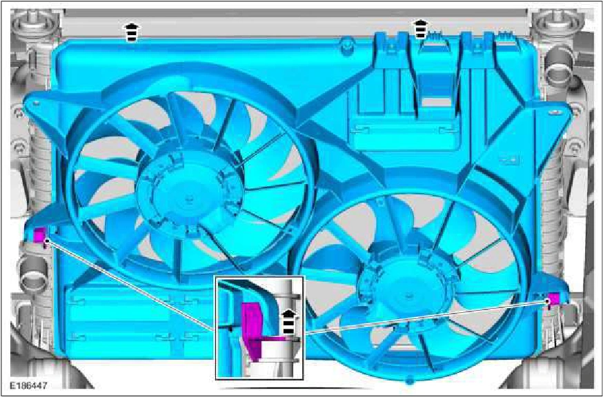 303-01C Engine Cooling - 5.0L — original illustration 1, reference 615