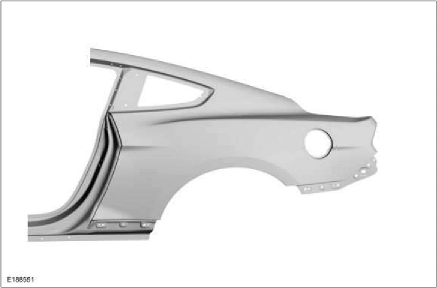 Quarter Panel - Coupe — original illustration 1, reference 2343