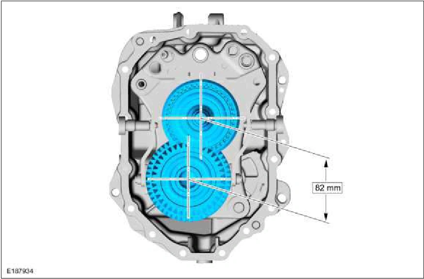308-03A Manual Transmission - 6-Speed Manual Transmission -MT82 — original illustration 1, reference 3035