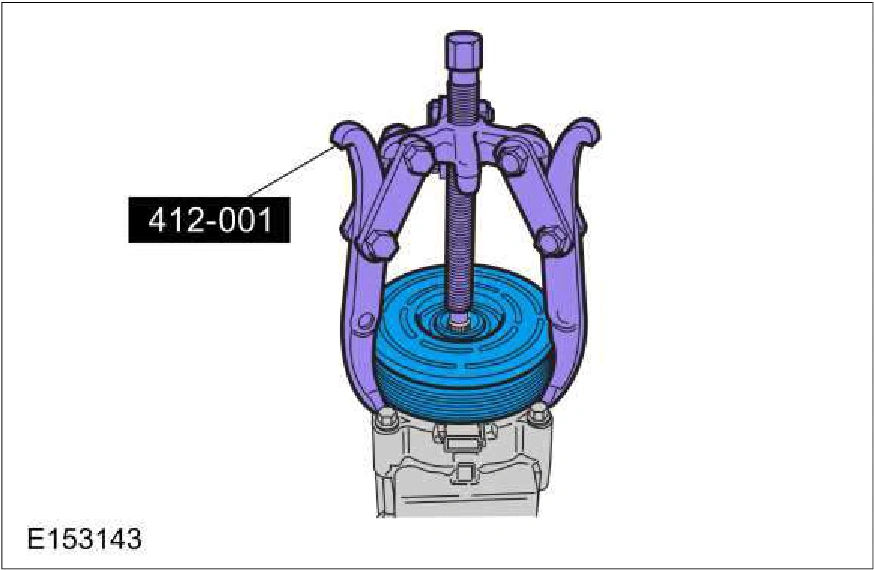 Air Conditioning (A/C) Clutch and Air Conditioning (A/C) Clutch Field Coil — original illustration 2, reference 3590