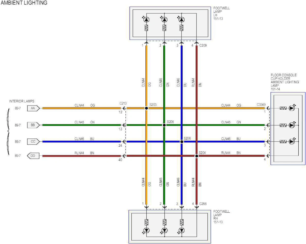 Wiring — original illustration 1, reference 6444
