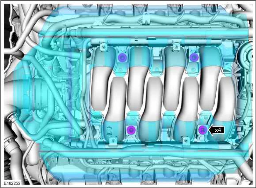 303-07C Engine Ignition - 5.0L — original illustration 1, reference 699