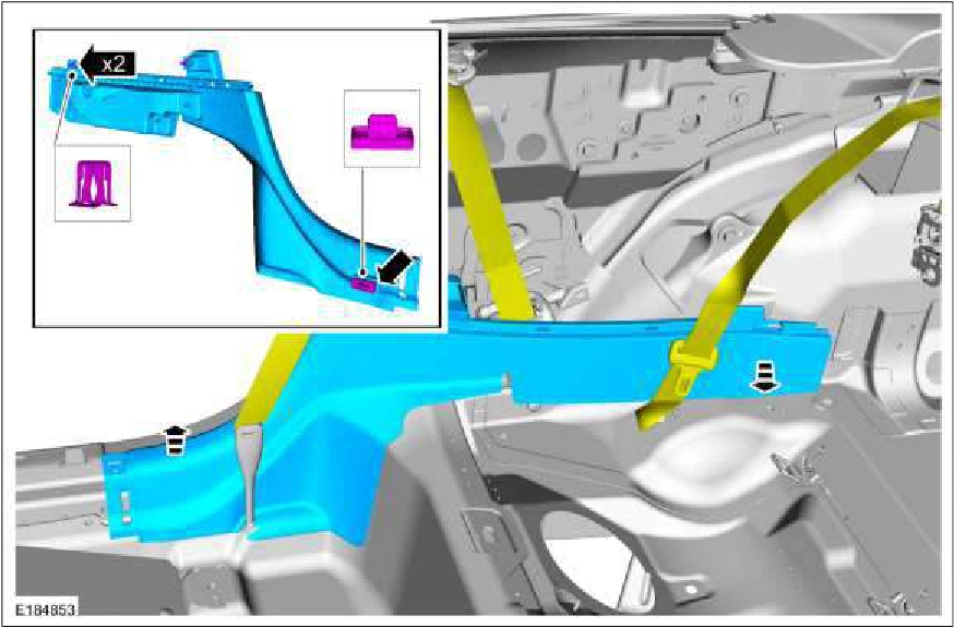 Loadspace Trim Panel - Convertible — original illustration 1, reference 868