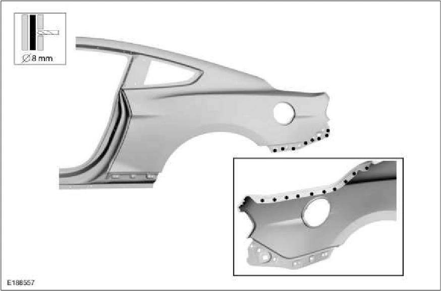 Quarter Panel - Coupe — original illustration 1, reference 2346