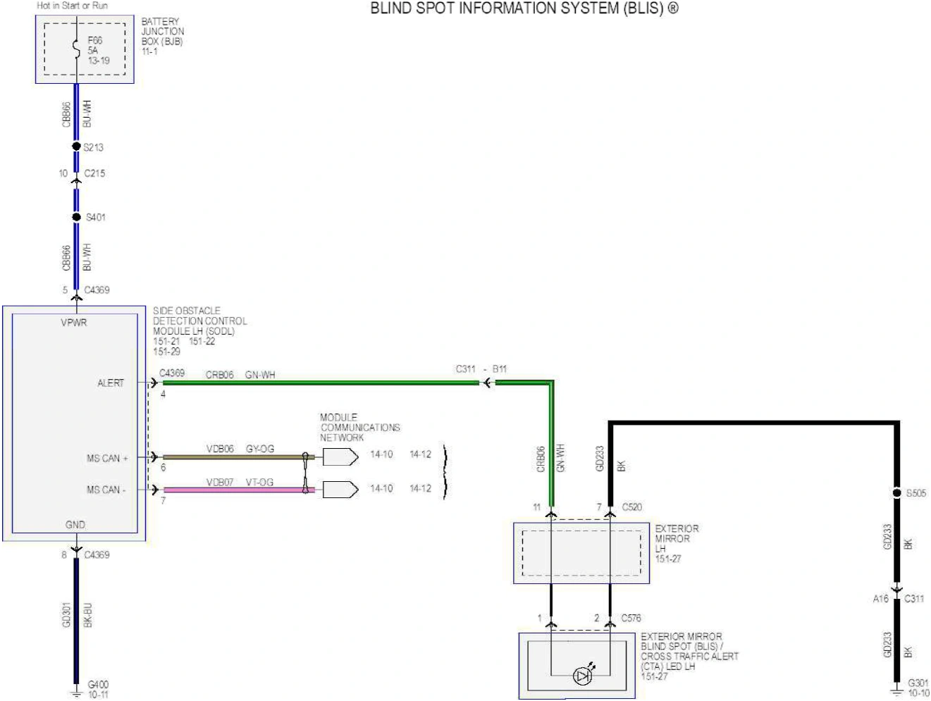 Wiring — original illustration 1, reference 6543