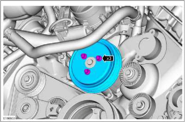303-01C Engine Cooling - 5.0L — original illustration 1, reference 608