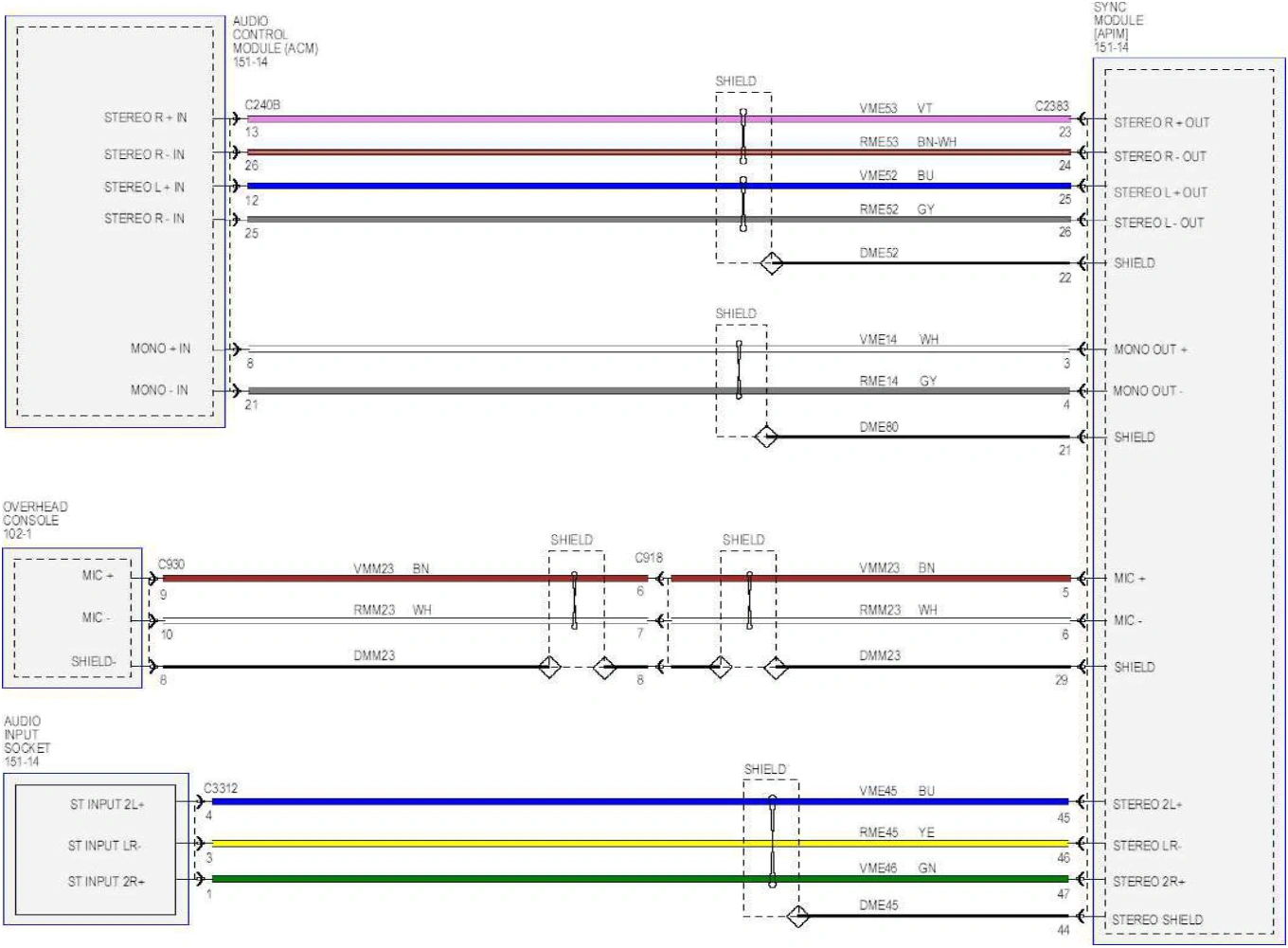 Wiring — original illustration 1, reference 6522