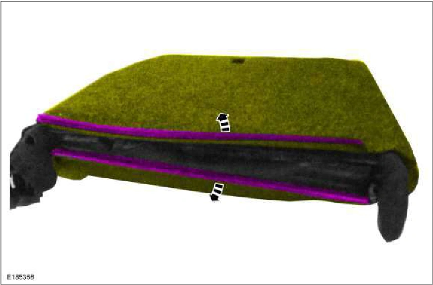 Rear Seat Backrest Cover - Coupe — original illustration 1, reference 1189