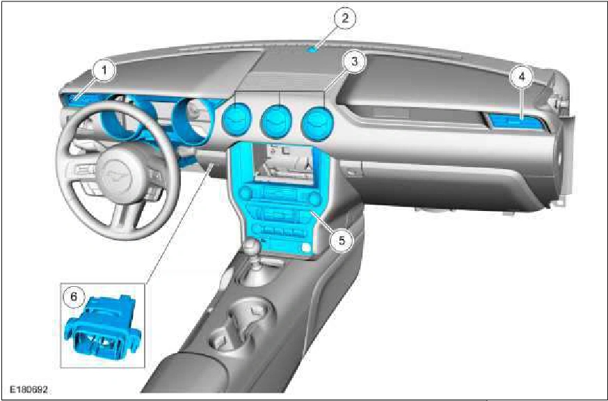 Climate Control System - Vehicles With: Dual Automatic Temperature Control (DATC) - Component — original illustration 1, reference 3415