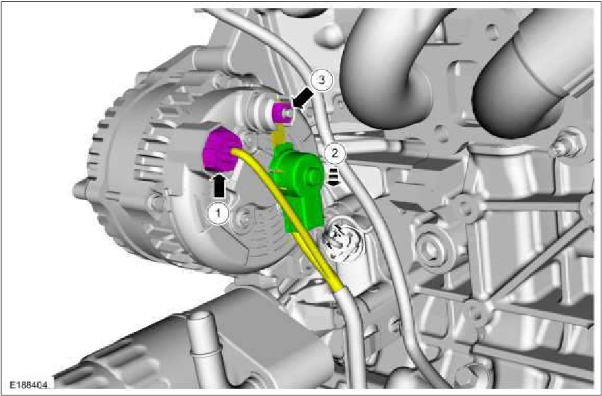 Generator - 5.0L 32V Ti-VCT — original illustration 1, reference 4083