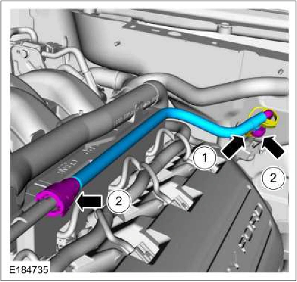 Valve Cover LH — original illustration 2, reference 351