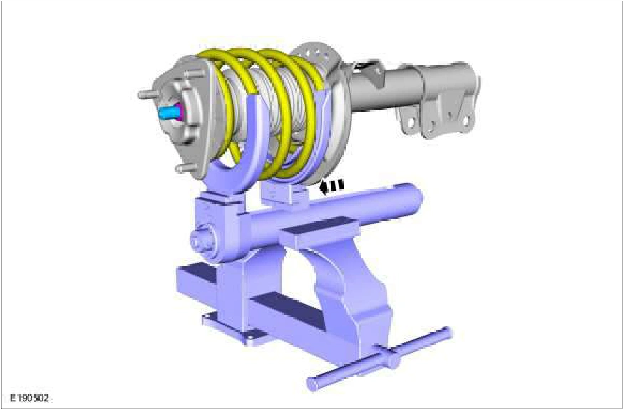 Front Strut and Spring Assembly — original illustration 1, reference 2487