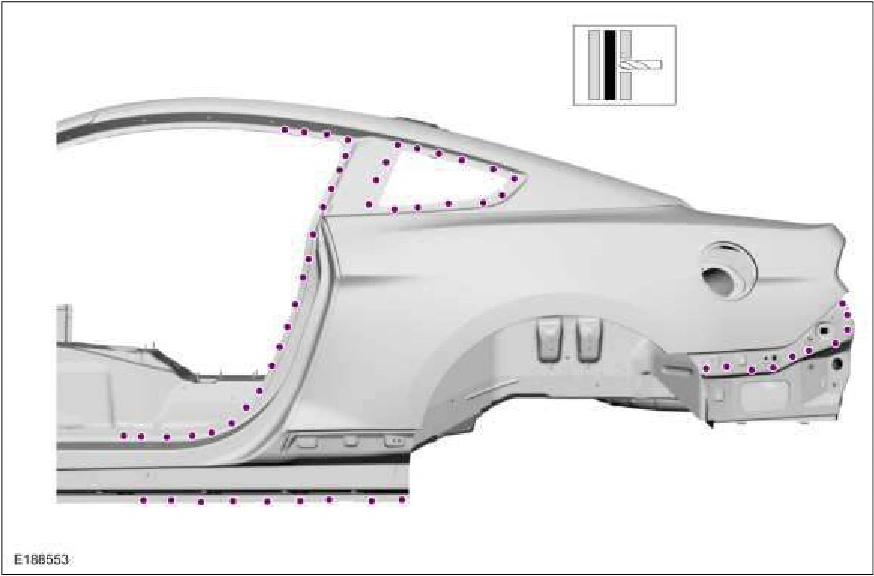 Quarter Panel - Coupe — original illustration 1, reference 2344