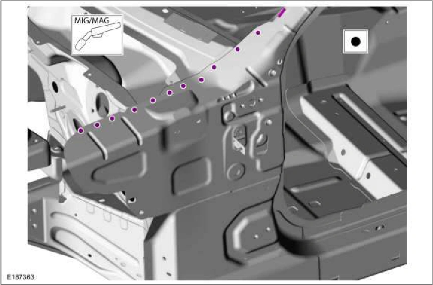 A-Pillar Outer Panel Section and Reinforcement — original illustration 2, reference 2290