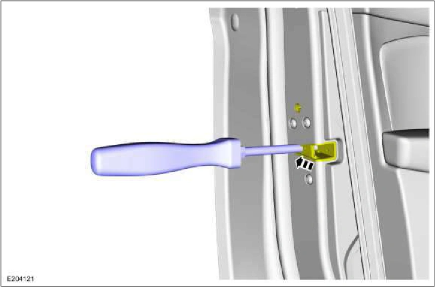 Door Latch Lubrication — original illustration 1, reference 1422