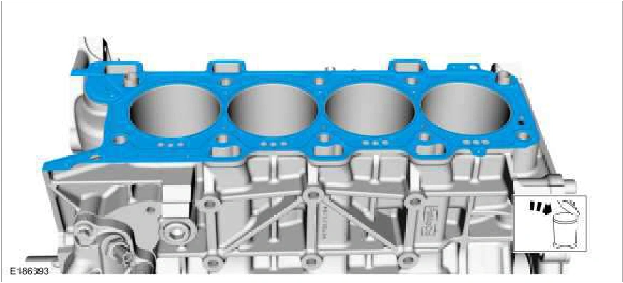 Cylinder Head LH — original illustration 2, reference 184
