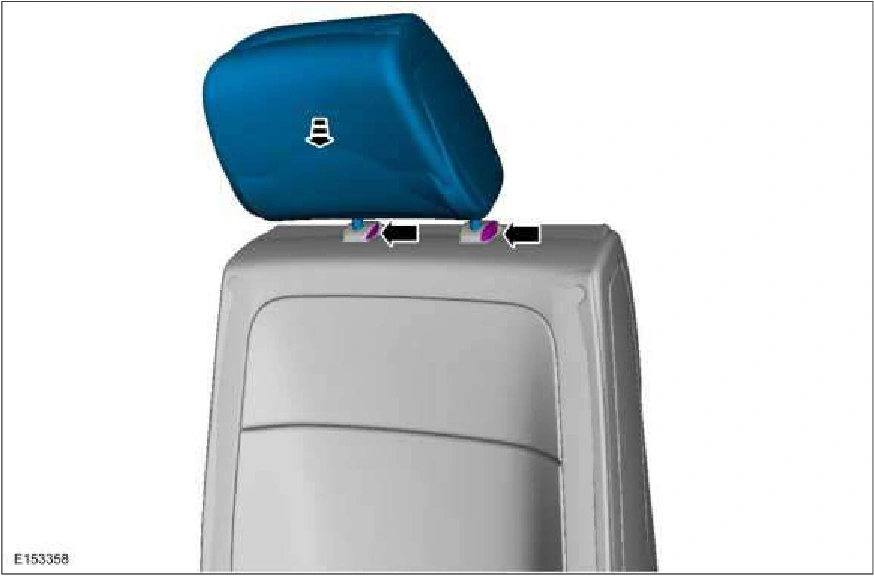 Front Head Restraint Guide Sleeve — original illustration 2, reference 1112