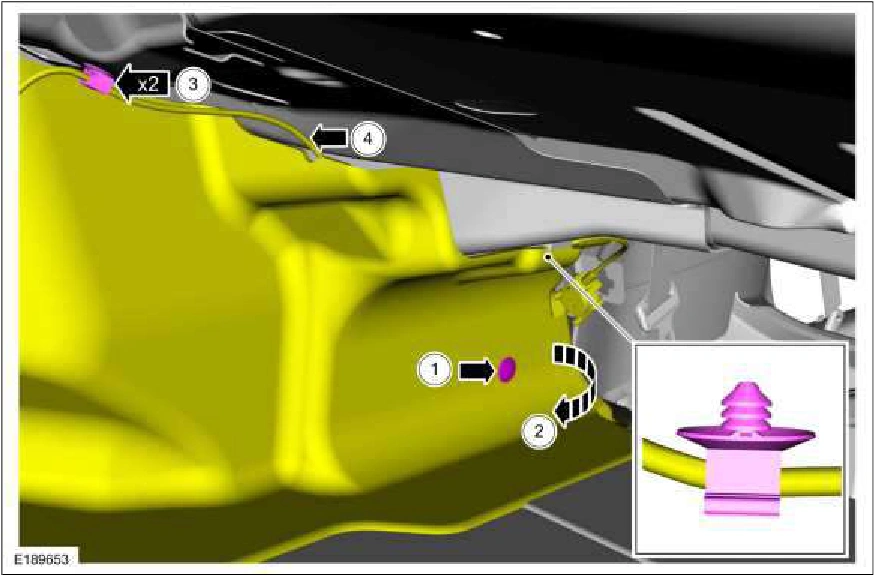 Luggage Compartment Lid Latch - Convertible — original illustration 1, reference 1459