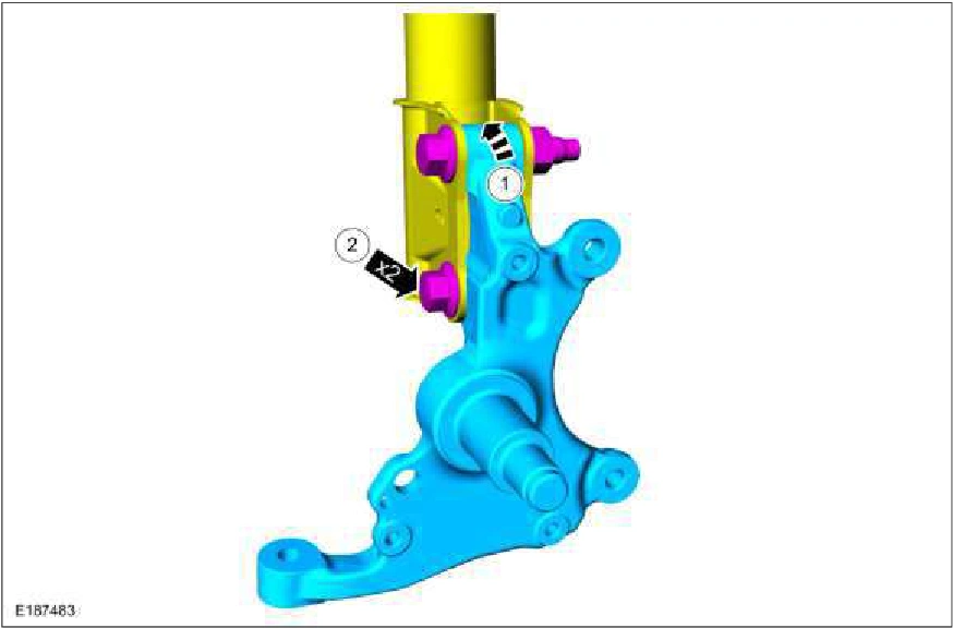 Wheel Spindle — original illustration 2, reference 2481